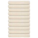 Casa si Gradina - Textile si covoare - Textile baie - Prosoape - Prosoape sauna 2 buc crem 80x200 cm 360 g/m² 100% bumbac - Infinity.ro