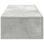 Casa si Gradina - Mobilier - Biblioteci si rafturi - Rafturi - Raft de perete cu sertare Gri beton 100x36x19 cm Lemn prelucrat - Infinity.ro