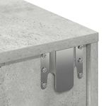 Casa si Gradina - Mobilier - Biblioteci si rafturi - Rafturi - Raft de perete cu sertare Gri beton 100x36x19 cm Lemn prelucrat - Infinity.ro