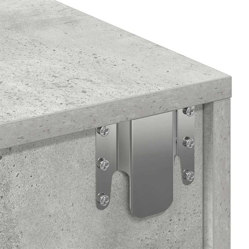 Casa si Gradina - Mobilier - Biblioteci si rafturi - Rafturi - Raft de perete cu sertare Gri beton 100x36x19 cm Lemn prelucrat - Infinity.ro
