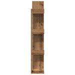 Casa si Gradina - Mobilier - Biblioteci si rafturi - Biblioteci - Biblioteca, Stejar artizanal, 86x25,5x140 cm, lemn prelucrat - Infinity.ro