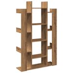 Casa si Gradina - Mobilier - Biblioteci si rafturi - Biblioteci - Biblioteca, Stejar artizanal, 86x25,5x140 cm, lemn prelucrat - Infinity.ro