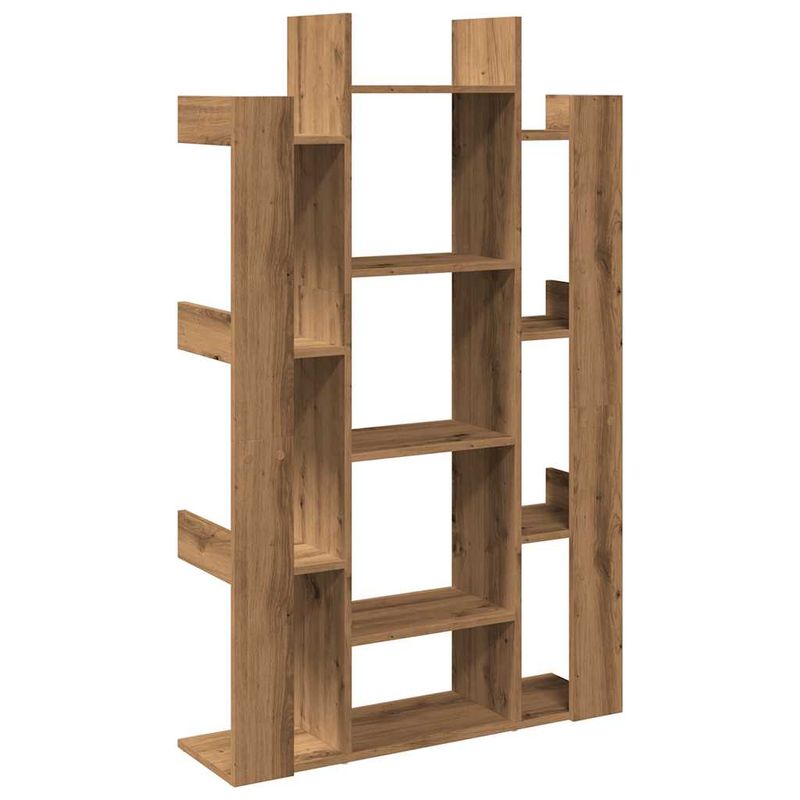 Casa si Gradina - Mobilier - Biblioteci si rafturi - Biblioteci - Biblioteca, Stejar artizanal, 86x25,5x140 cm, lemn prelucrat - Infinity.ro