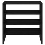 Casa si Gradina - Mobilier - Organizare si depozitare - Organizator incaltaminte - Rafturi pantofi 2 buc Stejar negru stivuibil 60x30x30,5 cm - Infinity.ro