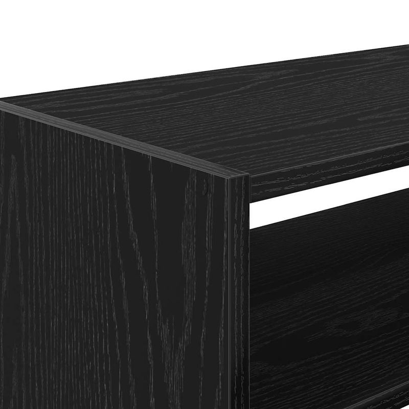 Casa si Gradina - Mobilier - Organizare si depozitare - Organizator incaltaminte - Rafturi pantofi 2 buc Stejar negru stivuibil 60x30x30,5 cm - Infinity.ro
