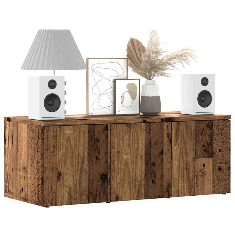 Casa si Gradina - Mobilier - Comode si corpuri - Comode - Comoda TV, lemn vechi, 80x34x30 cm, PAL - Infinity.ro