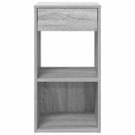 Casa si Gradina - Mobilier - Comode si corpuri - Noptiere - Noptiere cu sertar 2 buc Gri Sonoma 35x34x66,5 cm - Infinity.ro