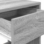 Casa si Gradina - Mobilier - Comode si corpuri - Noptiere - Noptiere cu sertar 2 buc Gri Sonoma 35x34x66,5 cm - Infinity.ro