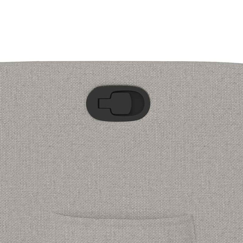 Casa si Gradina - Mobilier - Scaune si fotolii - Fotolii - Fotoliu extensibil din stofa gri nor - Infinity.ro
