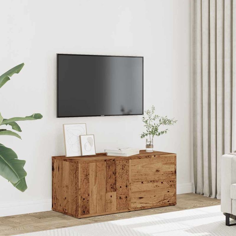 Casa si Gradina - Mobilier - Comode si corpuri - Comode - Dulap TV Lemn vechi 80x34x35,5 cm Lemn prelucrat - Infinity.ro