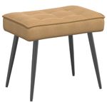 Casa si Gradina - Mobilier - Scaune si fotolii - Scaune - Scaun de relaxare cu taburet, maro, catifea - Infinity.ro