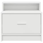 Casa si Gradina - Mobilier - Comode si corpuri - Noptiere - Noptiera cu sertar alb 51x31x47 cm - Infinity.ro
