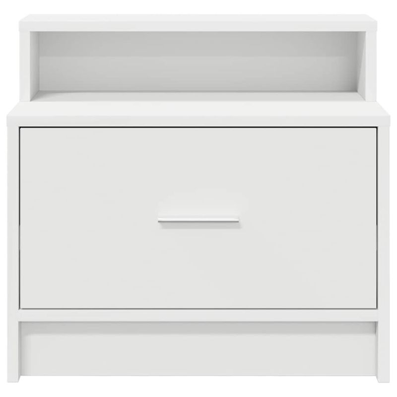 Casa si Gradina - Mobilier - Comode si corpuri - Noptiere - Noptiera cu sertar alb 51x31x47 cm - Infinity.ro