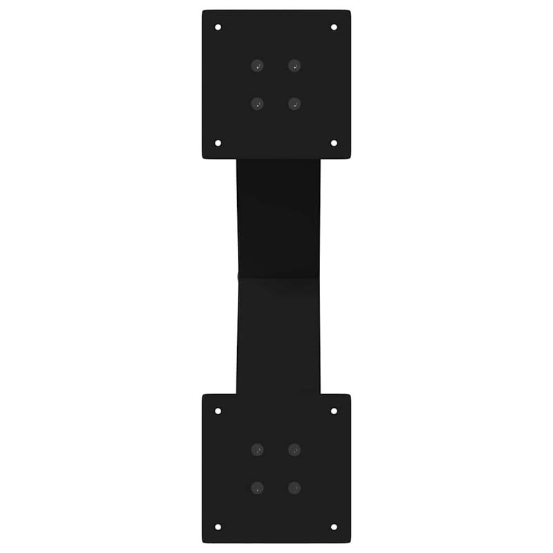 Casa si Gradina - Mobilier - Feronerie si accesorii mobila - Picioare masuta de cafea in forma de X 2 buc Negru Otel - Infinity.ro
