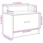 Casa si Gradina - Mobilier - Comode si corpuri - Noptiere - Noptiera cu sertar alb 51x31x47 cm - Infinity.ro