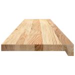 Casa si Gradina - Constructii - Scari si accesorii interioare - Accesorii scari interioare - Trepte scari 4 buc Stejar masiv netratat 120x25x2 cm - Infinity.ro