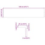 Casa si Gradina - Constructii - Scari si accesorii interioare - Accesorii scari interioare - Trepte scari 4 buc Stejar masiv netratat 120x25x2 cm - Infinity.ro