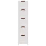 Casa si Gradina - Constructii - Depozitare, transport si protectie - Accesorii echipamente pentru transport si ridicat - Cutie de depozitare stivuita cu roti 5 niveluri 75L 65x40x179cm - Infinity.ro