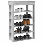 Casa si Gradina - Mobilier - Organizare si depozitare - Organizator incaltaminte - Pantofar, gri sonoma, 60x30x98 cm, lemn prelucrat - Infinity.ro
