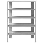 Casa si Gradina - Mobilier - Organizare si depozitare - Organizator incaltaminte - Pantofar, gri sonoma, 60x30x98 cm, lemn prelucrat - Infinity.ro
