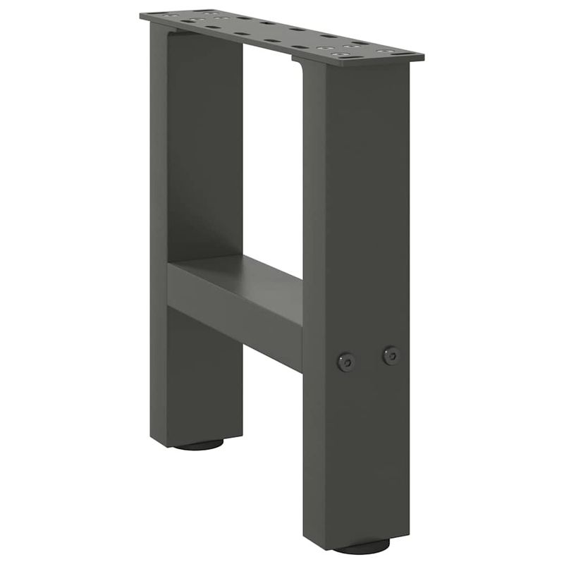 Casa si Gradina - Mobilier - Feronerie si accesorii mobila - Picioare masuta de cafea Antracit 2 buc 30×30 cm Otel - Infinity.ro