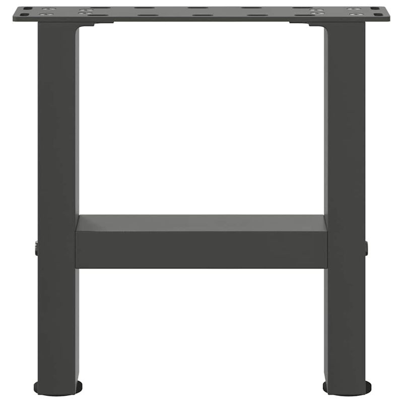 Casa si Gradina - Mobilier - Feronerie si accesorii mobila - Picioare masuta de cafea Antracit 2 buc 30×30 cm Otel - Infinity.ro