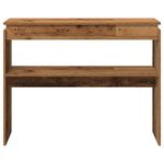 Casa si Gradina - Mobilier - Comode si corpuri - Console - Masa consola, lemn vechi, 80x30x102 cm, PAL - Infinity.ro