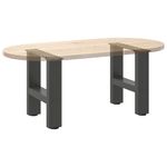 Casa si Gradina - Mobilier - Feronerie si accesorii mobila - Picioare masuta de cafea Antracit 2 buc 30×30 cm Otel - Infinity.ro