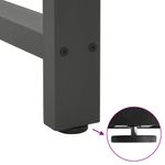Casa si Gradina - Mobilier - Feronerie si accesorii mobila - Picioare masuta de cafea Antracit 2 buc 30×30 cm Otel - Infinity.ro
