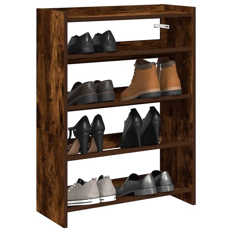 Casa si Gradina - Mobilier - Organizare si depozitare - Organizator incaltaminte - Pantofar, stejar fumuriu, 60x25x62 cm, lemn prelucrat - Infinity.ro