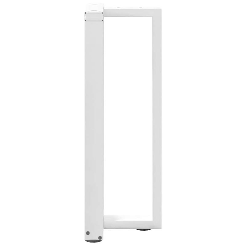 Casa si Gradina - Mobilier - Feronerie si accesorii mobila - Picioare masa consola in forma de T, 2 buc alb Otel, mărime 25x28x(72-73) cm - Infinity.ro