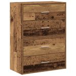 Casa si Gradina - Mobilier - Comode si corpuri - Comode - Dulapuri cu 2 sertare 2 buc Lemn vechi Lemn prelucrat - Infinity.ro