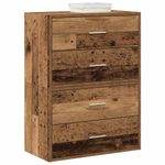Casa si Gradina - Mobilier - Comode si corpuri - Comode - Dulapuri cu 2 sertare 2 buc Lemn vechi Lemn prelucrat - Infinity.ro