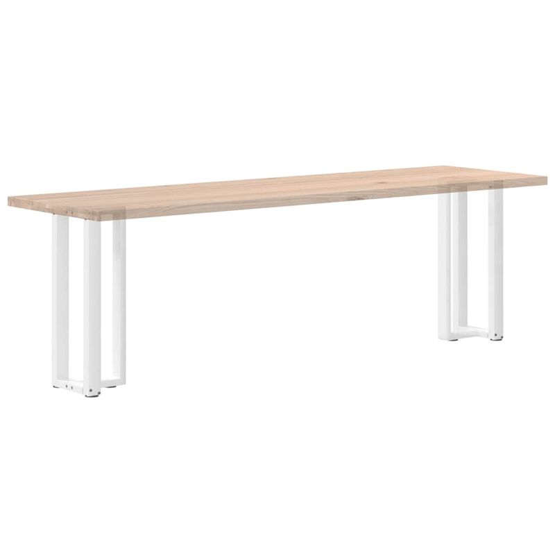 Casa si Gradina - Mobilier - Feronerie si accesorii mobila - Picioare masa consola in forma de T, 2 buc alb Otel, mărime 25x28x(72-73) cm - Infinity.ro