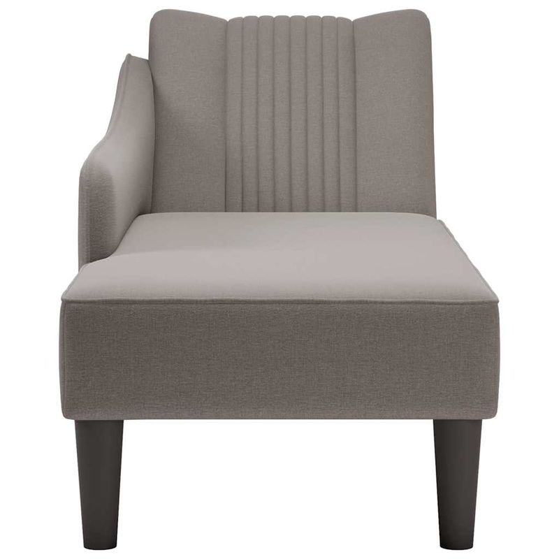 Casa si Gradina - Mobilier - Scaune si fotolii - Fotolii - Sezlong cu cotiera dreapta din material taupe - Infinity.ro