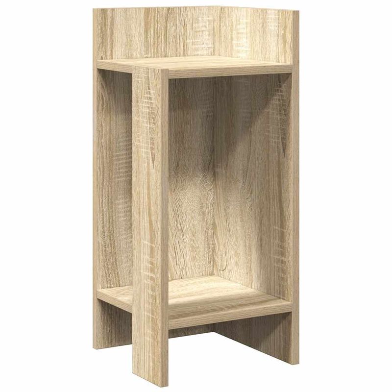 Casa si Gradina - Mobilier - Mese si birouri - Mese living - Masa laterala cu polita Stejar Sonoma 25,5x27x60 cm - Infinity.ro
