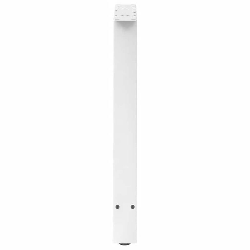 Casa si Gradina - Mobilier - Feronerie si accesorii mobila - Picioare masuta cafea in forma A 2 buc alb 70x(72-73) cm otel - Infinity.ro