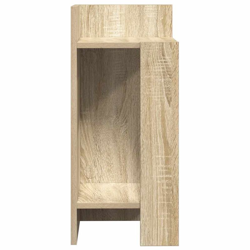 Casa si Gradina - Mobilier - Mese si birouri - Mese living - Masa laterala cu polita Stejar Sonoma 25,5x27x60 cm - Infinity.ro