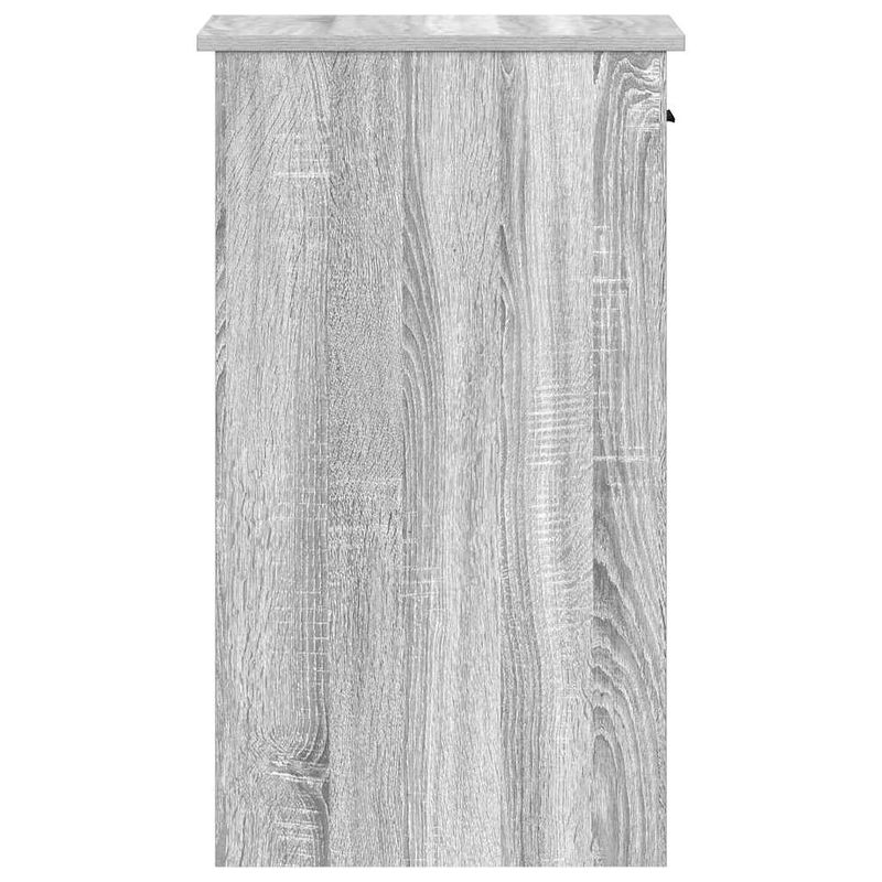 Casa si Gradina - Mobilier - Mese si birouri - Birouri - Suport turn computer cu sertar gri Sonoma 35x45x77 cm - Infinity.ro