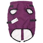 Petshop - Articole imbracaminte - Haine animale - Haina caini cu ham impermeabila reflectorizanta, violet, 3XL - Infinity.ro