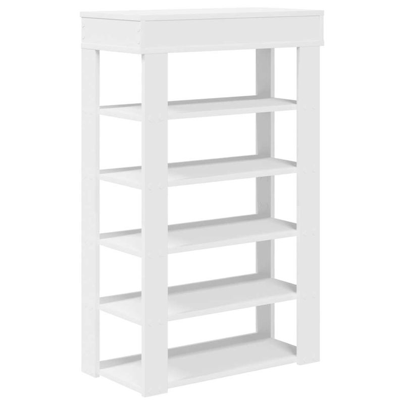 Casa si Gradina - Mobilier - Organizare si depozitare - Organizator incaltaminte - Pantofar, alb, 60x30x98 cm, lemn prelucrat - Infinity.ro