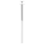 Casa si Gradina - Mobilier - Feronerie si accesorii mobila - Picioare de masa in forma de X, 2 buc alb 80x(72-73) cm otel, mărime 80x(72-73) cm (40 mm) - Infinity.ro