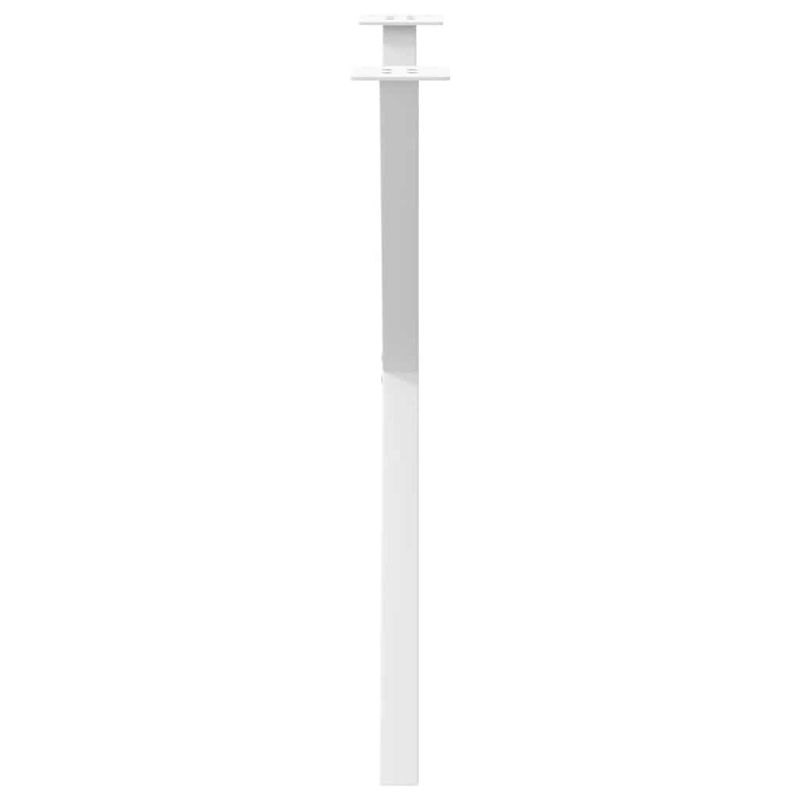 Casa si Gradina - Mobilier - Feronerie si accesorii mobila - Picioare de masa in forma de X, 2 buc alb 80x(72-73) cm otel, mărime 80x(72-73) cm (40 mm) - Infinity.ro