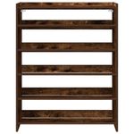 Casa si Gradina - Mobilier - Organizare si depozitare - Organizator incaltaminte - Pantofar, stejar fumuriu, 80x25x100 cm, lemn prelucrat - Infinity.ro