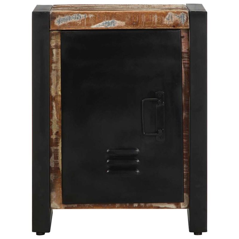 Casa si Gradina - Mobilier - Comode si corpuri - Noptiere - Noptiera multicolor 40x30x51 cm lemn masiv recuperat - Infinity.ro