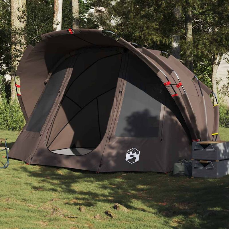 Sport si Outdoor - Camping - Corturi camping - Cort de pescuit pentru 5 persoane, maro, impermeabil - Infinity.ro