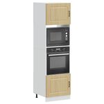 Casa si Gradina - Mobilier - Comode si corpuri - Corpuri bucatarie - Dulapuri pentru cuptor 2 buc Lucca stejar sonoma lemn prelucrat - Infinity.ro