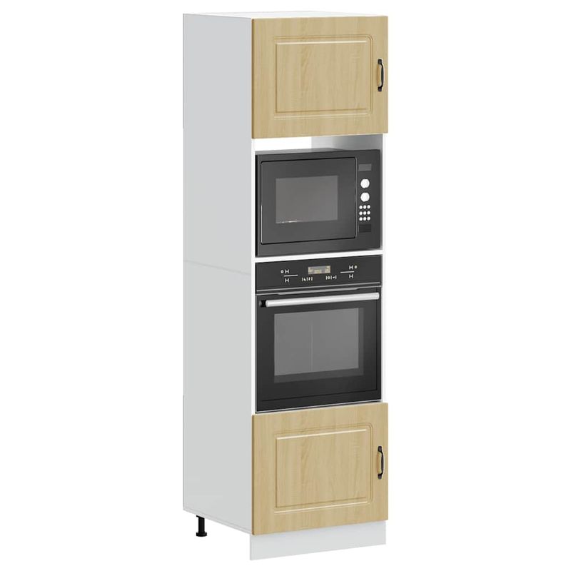 Casa si Gradina - Mobilier - Comode si corpuri - Corpuri bucatarie - Dulapuri pentru cuptor 2 buc Lucca stejar sonoma lemn prelucrat - Infinity.ro