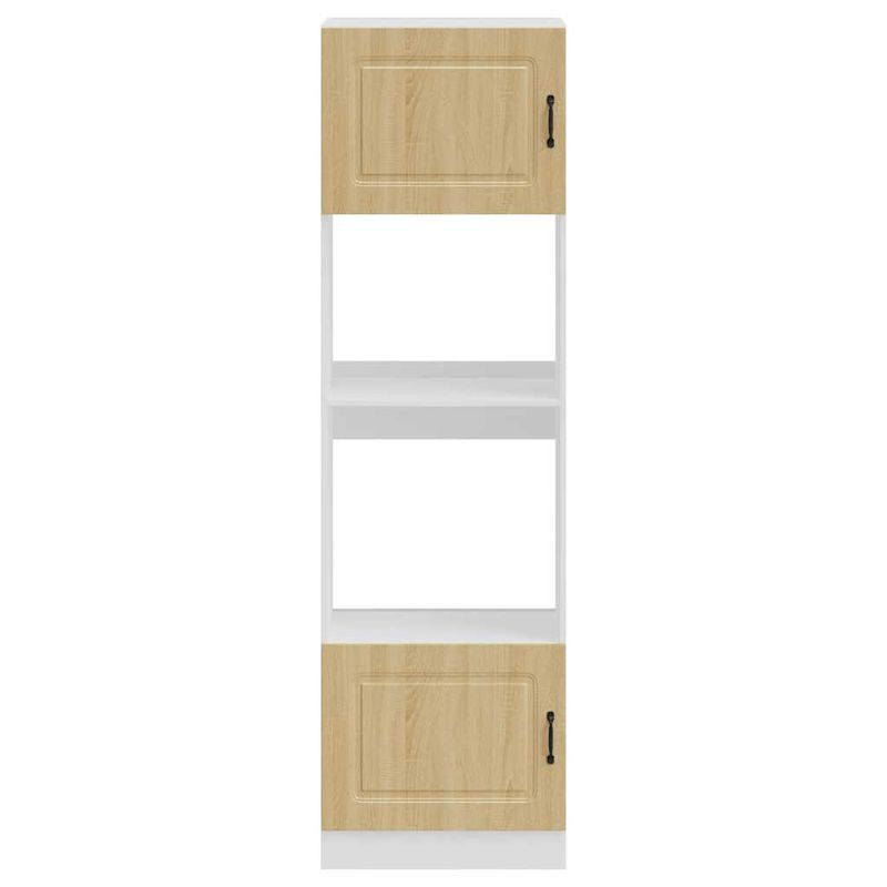 Casa si Gradina - Mobilier - Comode si corpuri - Corpuri bucatarie - Dulapuri pentru cuptor 2 buc Lucca stejar sonoma lemn prelucrat - Infinity.ro