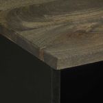 Casa si Gradina - Mobilier - Comode si corpuri - Comode - Comoda TV, negru, 100x33x46 cm, lemn masiv de mango - Infinity.ro